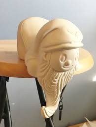 Elf Shelf Sitter-Unpainted Ceramic Molded Bisque-6"x7" | eBay