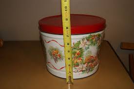 Bertels Can Co. Vintage Christmas Tin Santa Gifts Tree 13” X ...