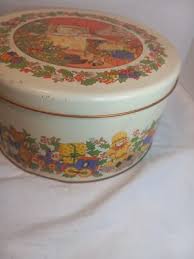 Vintage Regency Ware Christmas Buscuit Tin Made In England ...