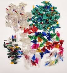 Vintage Christmas Light Bulbs And Covers Assorted Lot ...