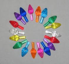 18 Med/large Twist Lights Bulbs for Ceramic Christmas Tree ...