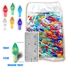 100 Replacement MEDIUM Twist Flame Lights Bulbs Peg for ...