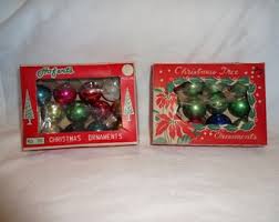 Christmas Ornaments Vintage Glass Small Ball Japan #16 - Etsy