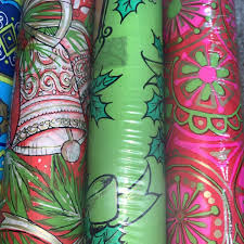 True VTG MCM Christmas Wrapping Paper 8 Rolls Pristine Vibrant Prints 80 Sq. Ft. | eBay