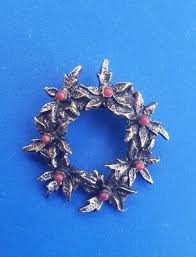 Vintage Silver Tone Flowers Brooch Pin Pendant | eBay