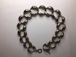 Anne Klein Chain Link Thick Silver Tone Metal Choker ...
