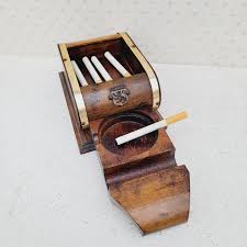 Cigarettes Dispenser With Roll Top, Vintage Cigarettes Holder - Etsy