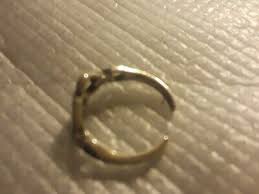 925 Sterling Silver Size 4 Heart Chain Ring For Woman ...