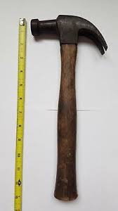 Vintage American Tool Hammer Value Brand w wooden handle. Dimensions on pictures | eBay