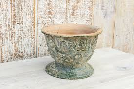 Antique Glazed Asian Floral Ceramic Pot | One Kings Lane