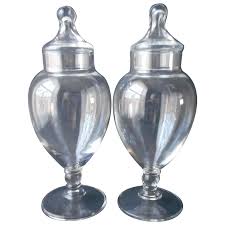 Pair Vintage 1960s Vanity Apothecary Style Jars Vintage 2 ...