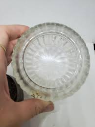 Antique Sterling Silver Repousse Daffodil Hand Cut Glass Powder Jar | eBay