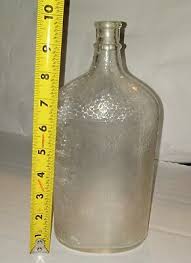RARE Early 1900's Raised Scale Amonia Bottle. Read | eBay