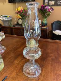 Vintage P&A EAGLE Oil Kerosene Lamp Clear Glass from Waterbury Conn USA 17” | eBay Australia