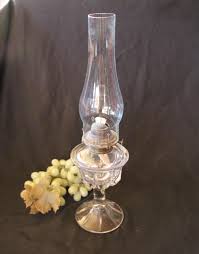 Antique / Late 1800's - Leaded / Pressed Glass - OIL LAMP - LANTERN W/ Queen Anne #2 Burner & Chimney - Very Good Condition - Etsy