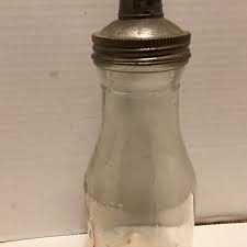 Vintage Mobiloil glass bottle "A" s.a.e 30 model BW-1228 ...