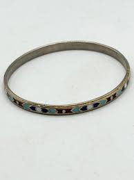 Vintage child's enamel bangle bracelet | eBay