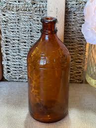 Vintage Brown and Clear Bottles Including Del-tox Bottle, Pennick & Ford Bottle, Liquor and Soda Bottles and Art Deco Bottle - Etsy