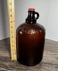Vintage Glass Clorox Bottle Embossed Amber Brown Gallon Jug With Cap *Empty* · Whatnot: Shop, Sell, Connect
