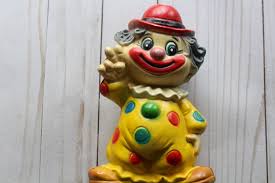 Vintage Happy Clown Plastic Bank 1960s - Etsy Canada
