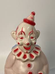 Vintage Plastic Clown Bell Wobble Blue Pink 8-3/4" High | eBay