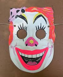 Halloween Garland of Vintage Masks - Etsy