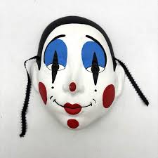 Vintage Handmade Bourbon St. Mardi Gras Clown Face Matte Wall Mask - Etsy