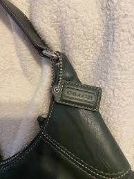 Coach Hamilton Shoulder Bag SoHo Hobo Crescent Green Leather Y2K - F12601 RARE | eBay