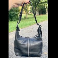 Coach | Bags | Copy Vintage Black Leather Coach Purseshoulder Bag | Poshmark