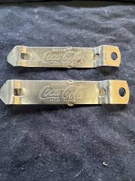 Vintage Coca Cola Bottle Opener Church Key Pair ELCO-CAGO ...