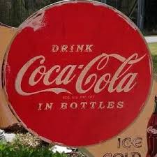 Coca Cola | Other | Vintage 95s Metal Double Sided Coca Cola Sign | Poshmark
