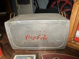 Vintage Aluminum Coca Cola Ice Chest Cooler 50s 60s Retro ...