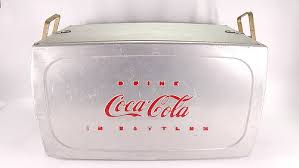 Vintage Coca Cola Cooler By Progress Refrigerator