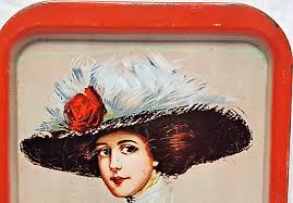 Vintage Official Rep. Coco Cola Girls Serving Tray Signed By Hamilton King | eBay