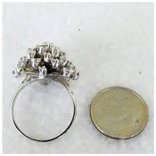 14k & Sapphire Cocktail Ring. For Sale at Ruby Lane