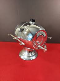 Vintage Whiskey Barrel Dispenser Chrome Decoration Piece Only | eBay