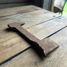 Primitive Rusty Cast Iron Farrier's Tool: Vintage Blacksmith ...