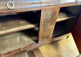 Early 20th Century French Parquetry Marble Bronze China Cabinet Breakfront | eBay