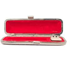 Vintage 1960s Japanese Hanko Seal Pair: Croc Leather Cases - Etsy