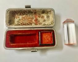 Vintage Hanko, Seal of 'JACK', Japanese Signature Seal, Red Ink Block, and Leather Case, 1940's Airforce Veteran, Unusual GIFT for Your JACK - Etsy