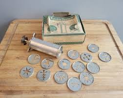 Vintage Sears and Roebuck Kookie Designer Press. Old Metal Cookie Press. - Etsy