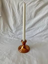 Copper Rose Detailed Candlestick Holder, 3.5"h X 4"dia - Etsy