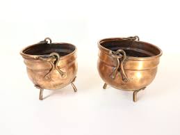 Two (2) Small Vintage Brass Planters | Vintage Brass Pot | Vintage Brass Planter | Midcentury Brass Planter | Midcentury Brass Planter Pot - Etsy UK