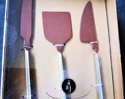 Custom Cheese Knife Set - Brass Handles With Rivets - Reddish Gold Blades - Cheese Knives - Spreader Set - Artisan Handmade - Gift Boxed - Etsy Canada