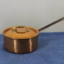 Tagus Chef 5 1/2" Pan With Lid Made in Portugal Solid Copper Lined With Pure Tin Comes With Copied Paperwork #2 - Etsy