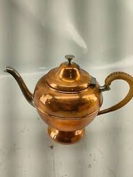 Vintage Flemish Copper TEA Set, Copper Tea pot W/ Matching ...