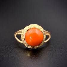 Vintage 14K Gold & Coral Conversion Ring – The Koven Court