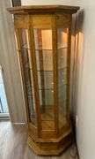 Handcrafted Oak Octagonal Display Case - Creamer Auction