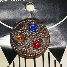 Set Of 4 Vintage Fancy Golden Jeweled Button Cover | eBay