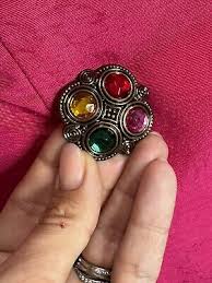 Leslie Faye Vintage Skirt Suit Hot Pink Size 12 Barbie 1980s Abstract Jeweled | eBay